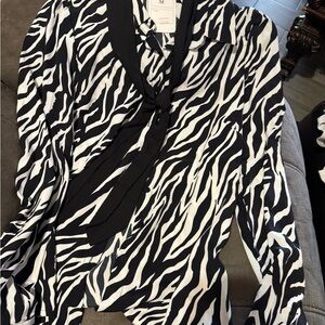 Zebra Print Women's Top